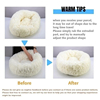 40-90cm Fluffy Dog Bed For Large Round Dog Bed Super Soft Cat House Plush Cat Nest Winter Warm Dog Pet Bed 3